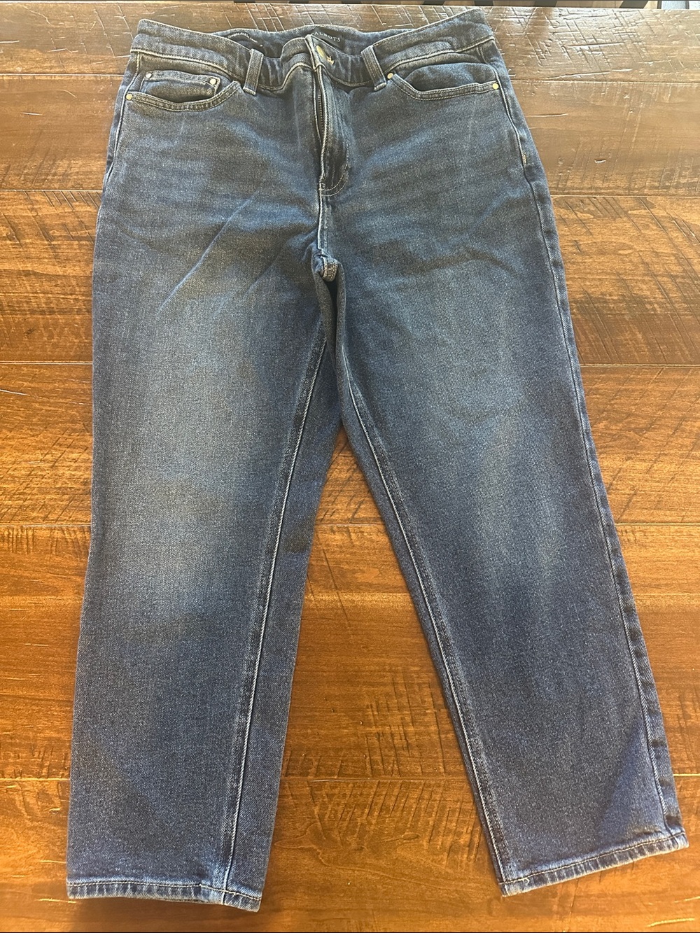 Talbots Women's Dark Blue Slim Straight Jeans